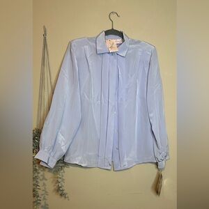Jacqueline Smith, nwt, Light purple Button Down Shirt, vintage